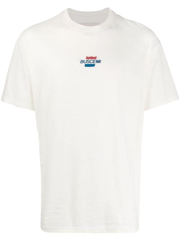 Buscemi Loose-fit Logo Patch T-shirt - White