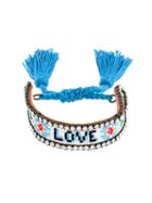 Shourouk 'love' Flower Bracelet, Women's, Blue