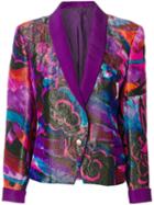 Versace Pre-owned Rose Print Jacket - Pink
