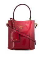 Prada Small Panier Bag - Red