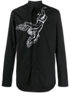 Givenchy Embroidered Falling Angel Shirt - Black