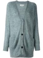 Isabel Marant Étoile 'clawson' Relaxed Cardigan, Women's, Size: 38, Blue, Polyamide/mohair/wool
