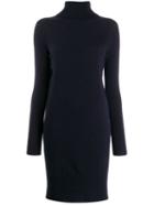 Gentry Portofino Knitted Cashmere Dress - Blue