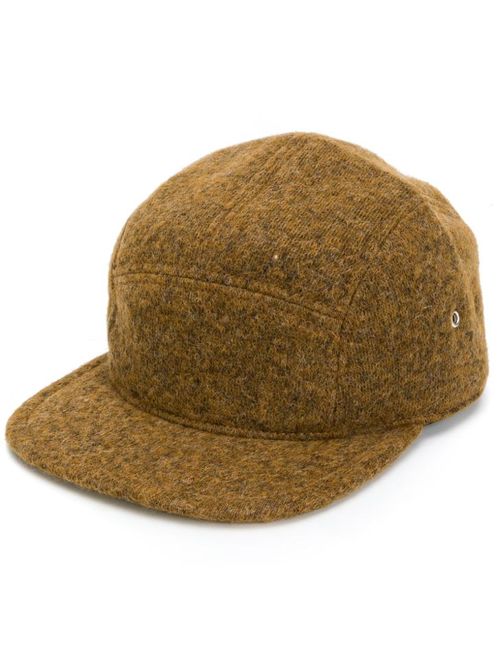 Overhead Knitted Baseball Cap - Brown
