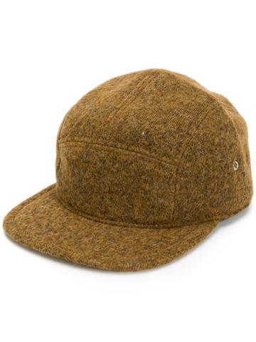 Overhead Knitted Baseball Cap - Brown