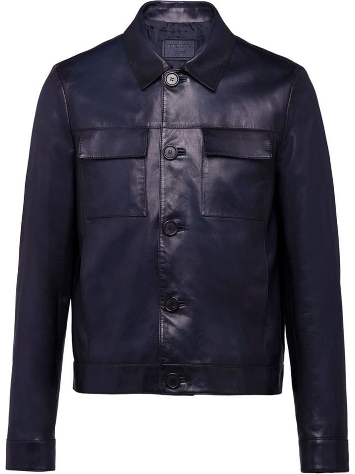 Prada Shirt Jacket - Blue