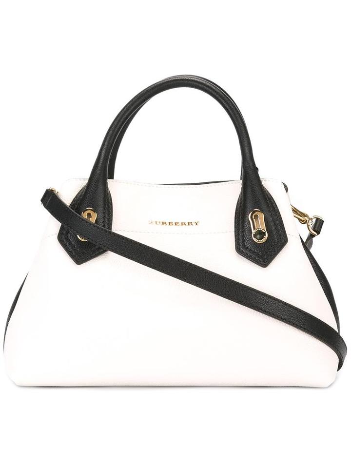 Burberry Contrast Detailing Tote Bag, Women's, Nude/neutrals
