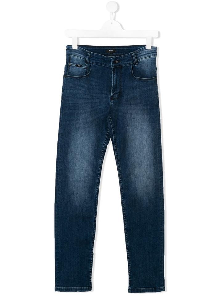 Boss Kids Teen Regular Jeans - Blue