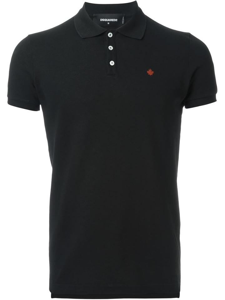 Dsquared2 Classic Polo Shirt, Men's, Size: Xl, Black, Cotton