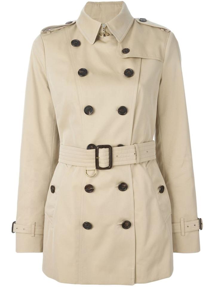 Burberry Belted Trench Coat, Women's, Size: 6, Nude/neutrals, Cotton