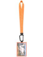 Heron Preston Logo Strap Printed Cardholder - Yellow & Orange