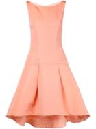 Christian Siriano Trumpet Flounce Dress