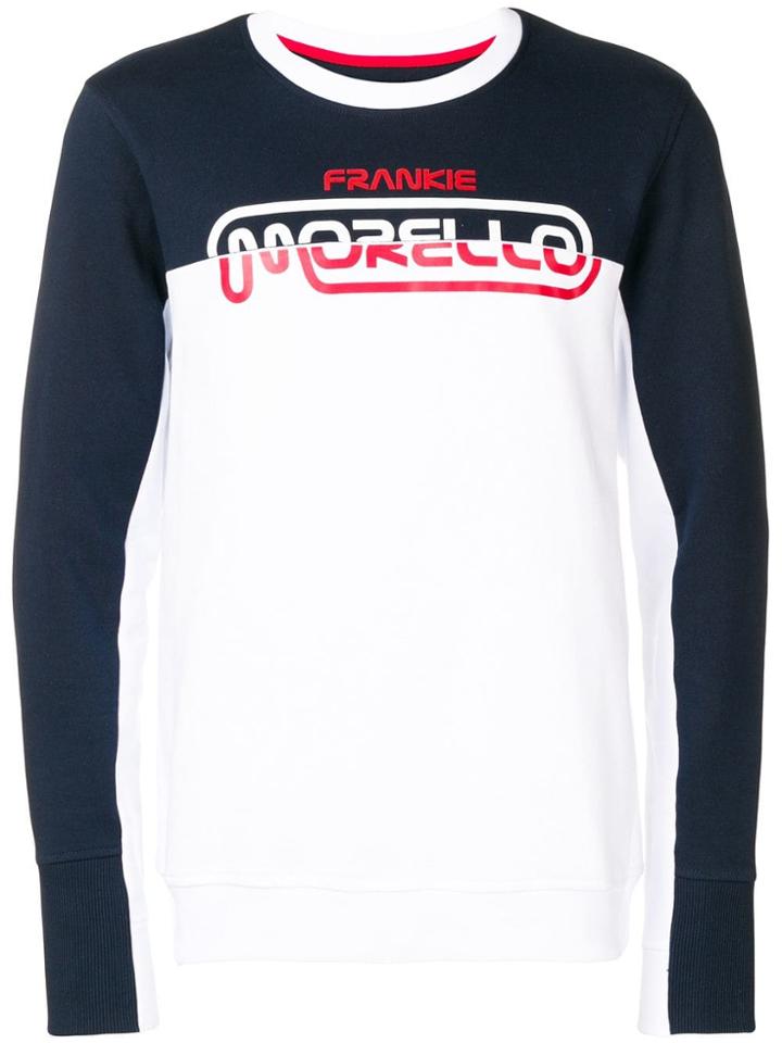 Frankie Morello Logo Longsleeved Jersey - White