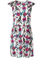 Red Valentino Patterned Dress - White