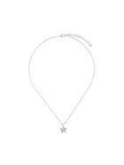 Nina Ricci Vintage 1980's Star Pendant Necklace - Silver