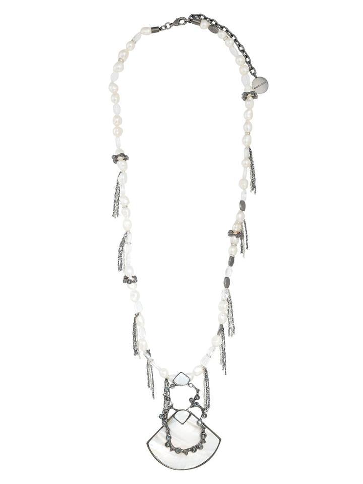 Camila Klein Mother Of Pearl Necklace - Black