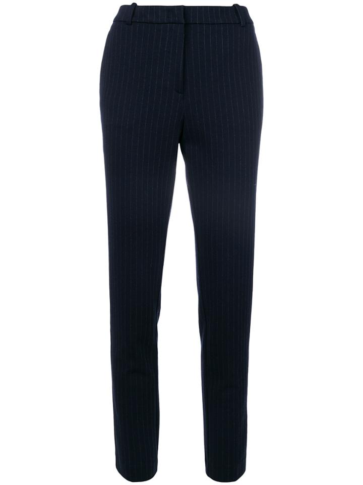 Kiltie Pinstripe Trousers - Blue