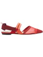 Fendi Colibrì Ballerinas - Red