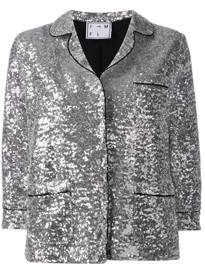 In The Mood For Love Sofia Sequin Jacket - Silver