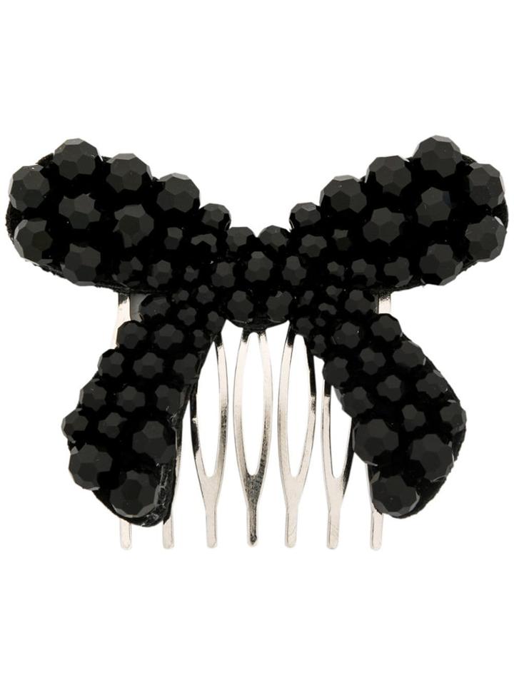 Simone Rocha Small Bow Hair Clip - Black