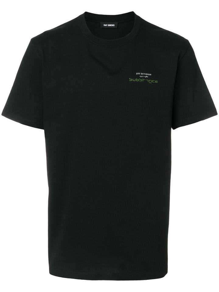 Raf Simons Printed T-shirt - Black