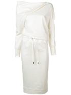 Tom Ford Off-the-shoulder Sweat Dress - White