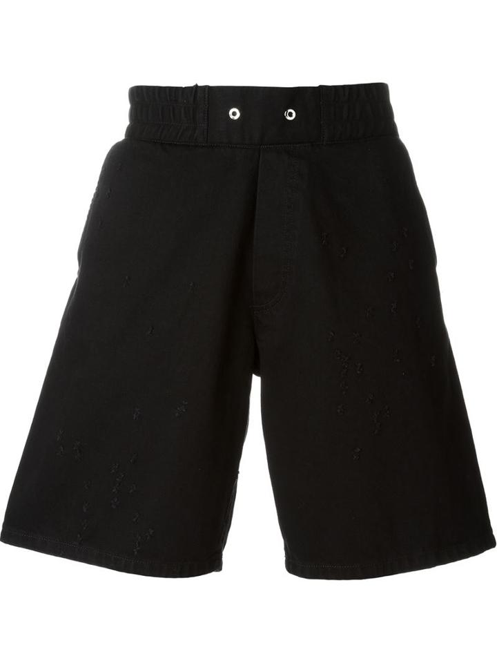Givenchy Boxing Style Shorts, Men's, Size: Small, Black, Cotton