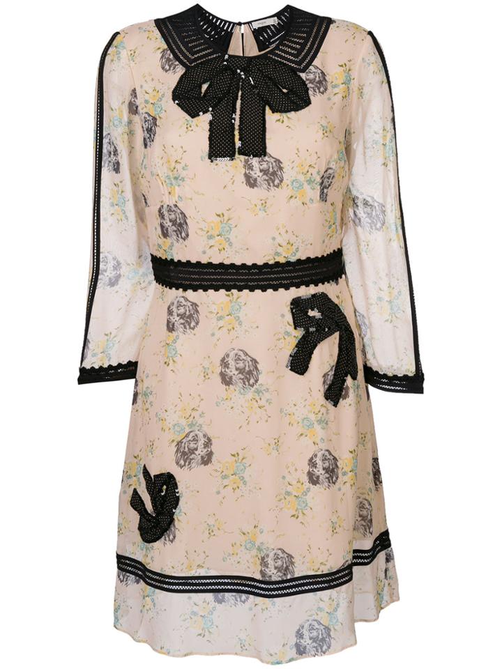 Coach Georgette Midi Dress - Nude & Neutrals