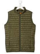 Save The Duck Kids Teen Padded Gilet - Green