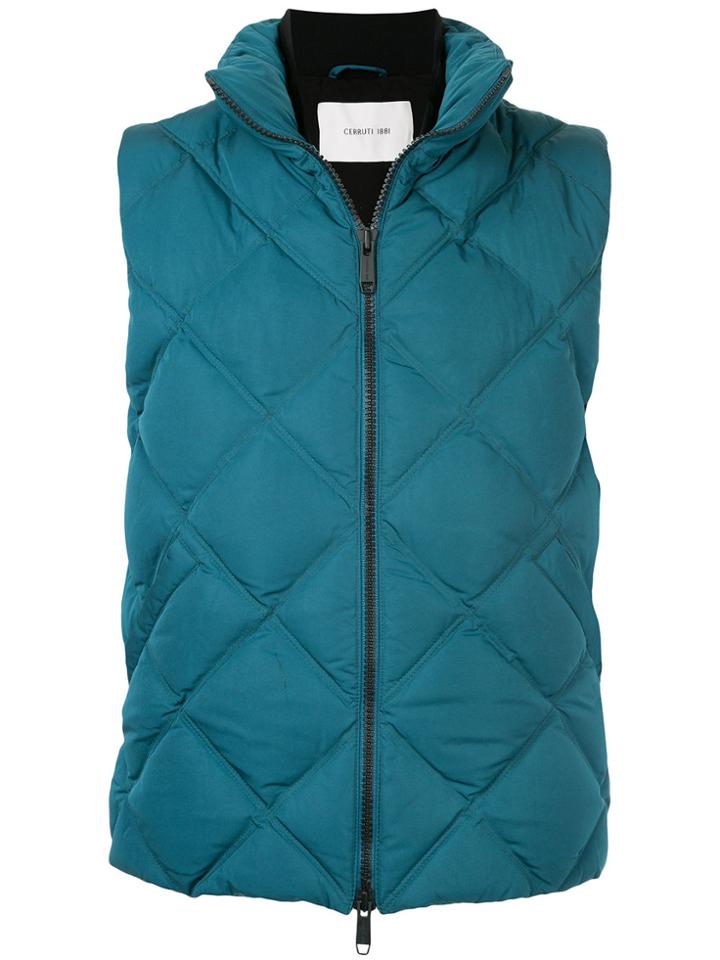 Cerruti 1881 Quilted Gilet - Blue