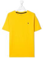 Ralph Lauren Kids Teen Crew Neck T-shirt - Yellow