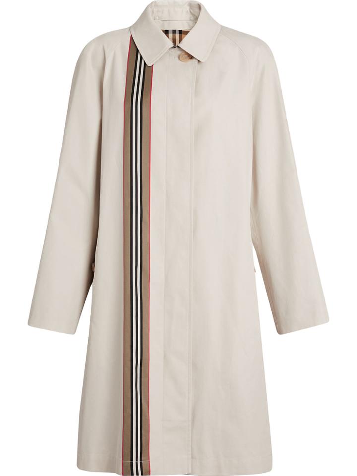 Burberry Heritage Ribbon Cotton Gabardine Car Coat - Nude & Neutrals
