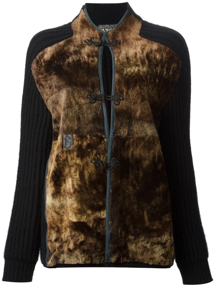 Gianfranco Ferre Vintage Panelled Cardigan - Black