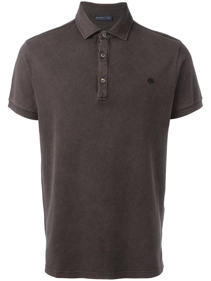 Etro Polo Shirt, Men's, Size: Xxl, Brown, Cotton