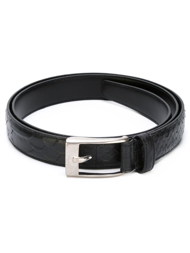 Saint Laurent Python Textured Belt