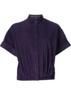 Barbara Bui Snap Fastening Short Sleeve Shirt