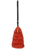 Oscar De La Renta Bird Pouch - Orange