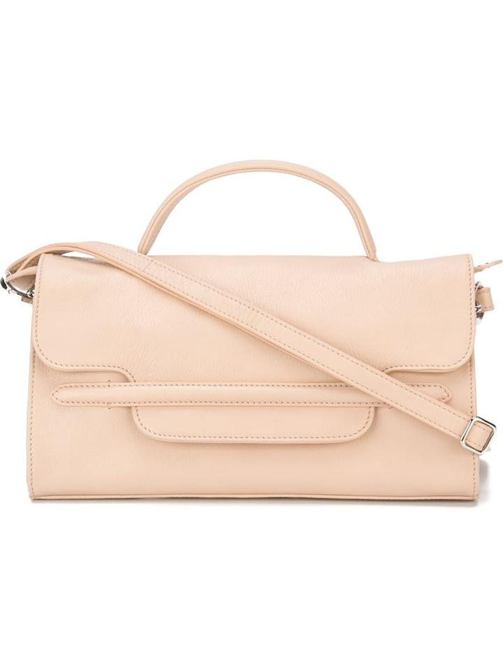 Zanellato Nina Tote, Women's, Nude/neutrals, Calf Leather