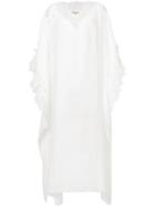 Ermanno Scervino Lace Trim Maxi Dress - White