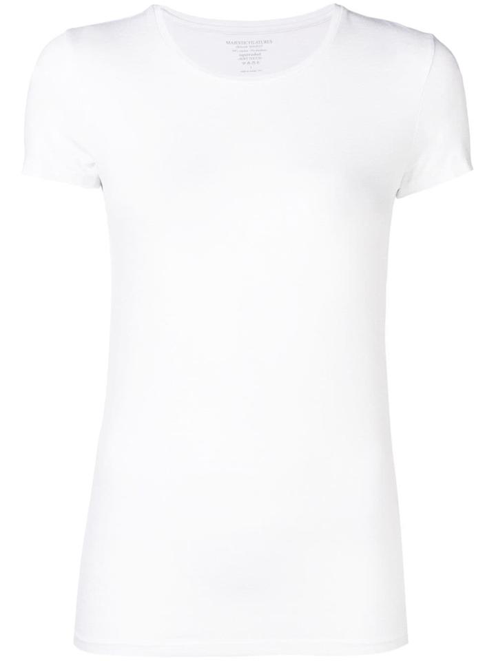 Majestic Filatures Short-sleeve Fitted T-shirt - White