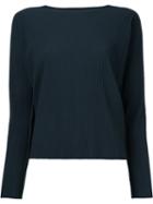 Issey Miyake Cauliflower - A-poc Pleats Sweatshirt - Women - Polyester - One Size, Grey, Polyester