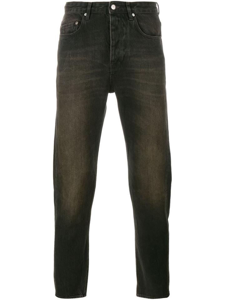 Golden Goose Deluxe Brand Washed Denim Jeans, Men's, Size: 32, Black, Cotton