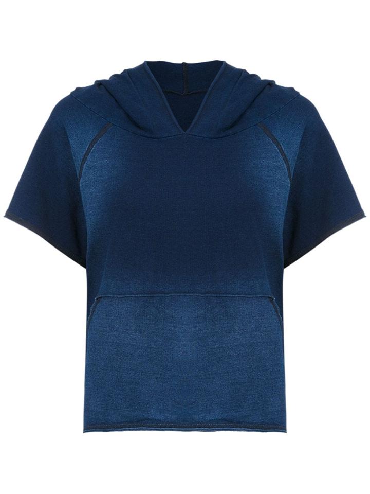 Track & Field Hooded Shirt - Blue