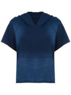 Track & Field Hooded Shirt - Blue