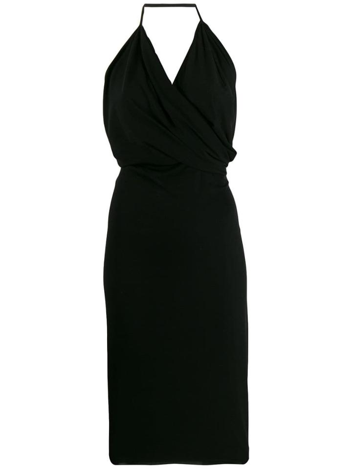 Rick Owens Lilies Open Back Midi Dress - Black