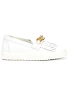 Giuseppe Zanotti Design Curb Chain Slip-on Sneakers