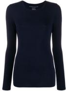 Majestic Filatures Fitted Silhouette Jumper - Blue