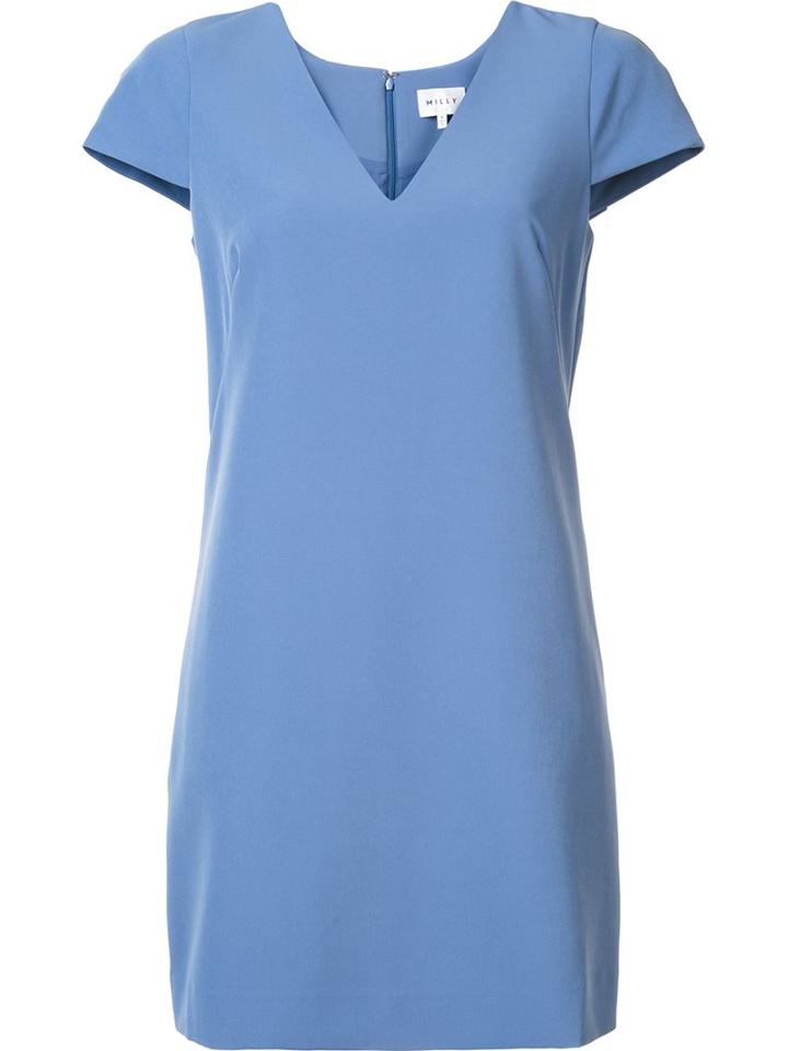 Milly V-neck Shift Dress