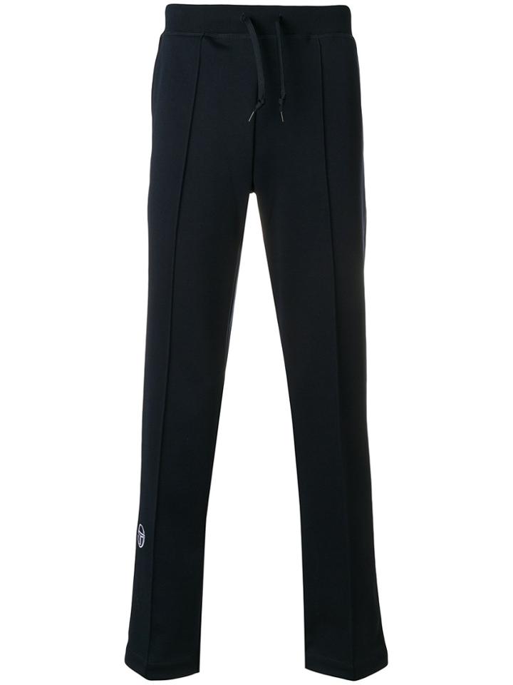 Sergio Tacchini Straight Leg Logo Track Pants - Blue