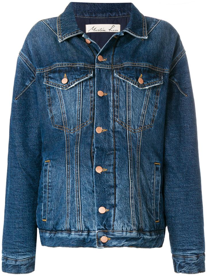 Martine Rose Classic Denim Jacket - Blue